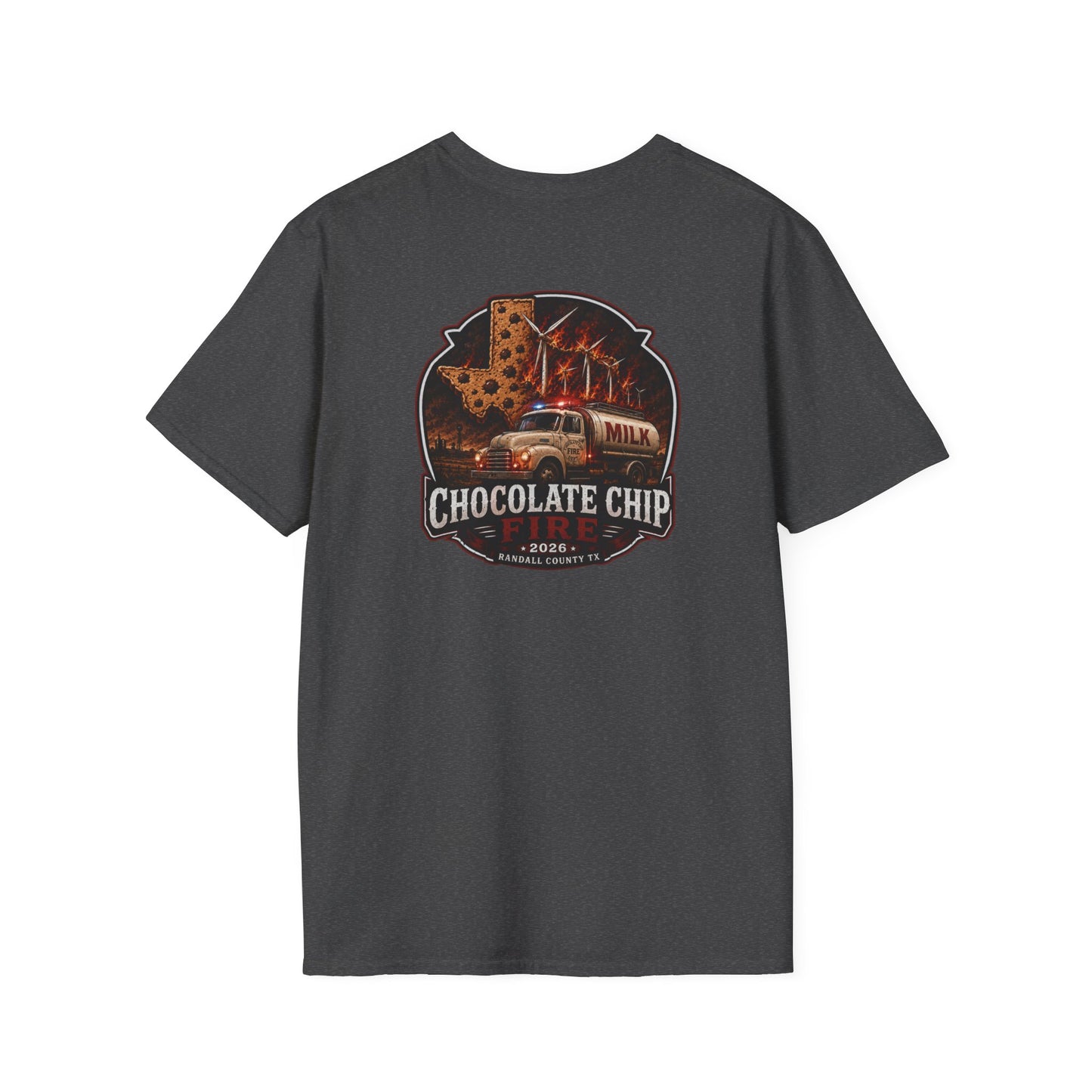 **Chocolate chip fire tee