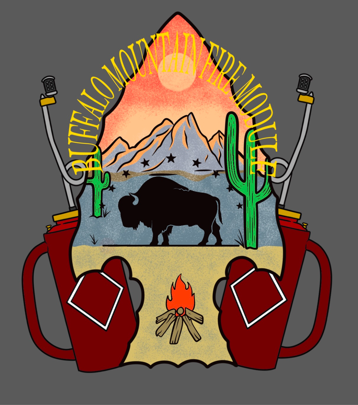 Custom logo.