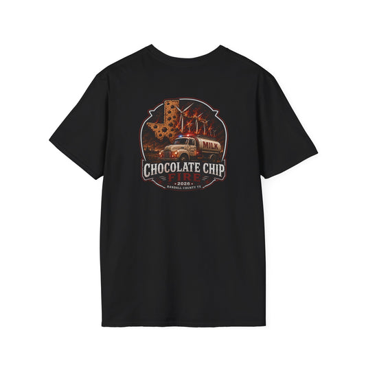 Chocolate chip fire tee