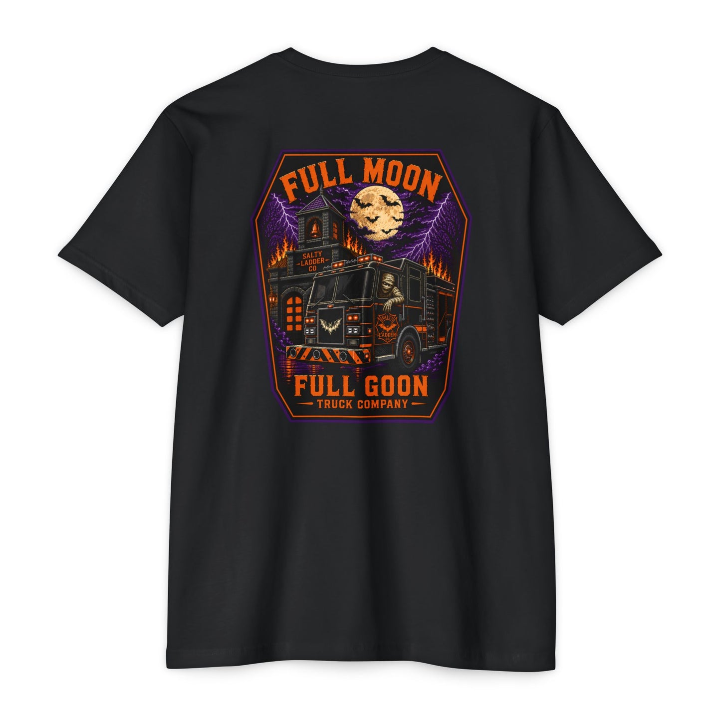 Full moon full goon truck co tee