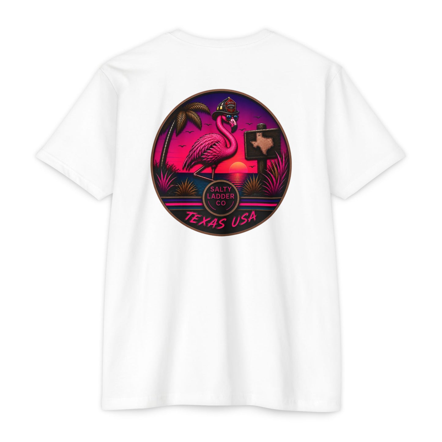 Flamingo salty tee