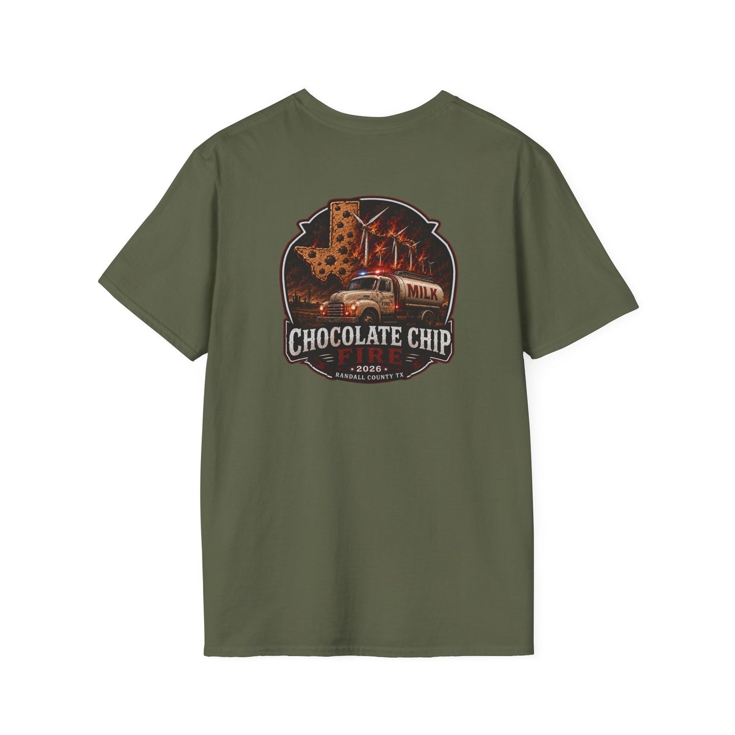 **Chocolate chip fire tee