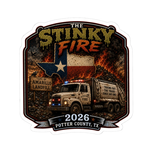 *** Stinky fire sticker