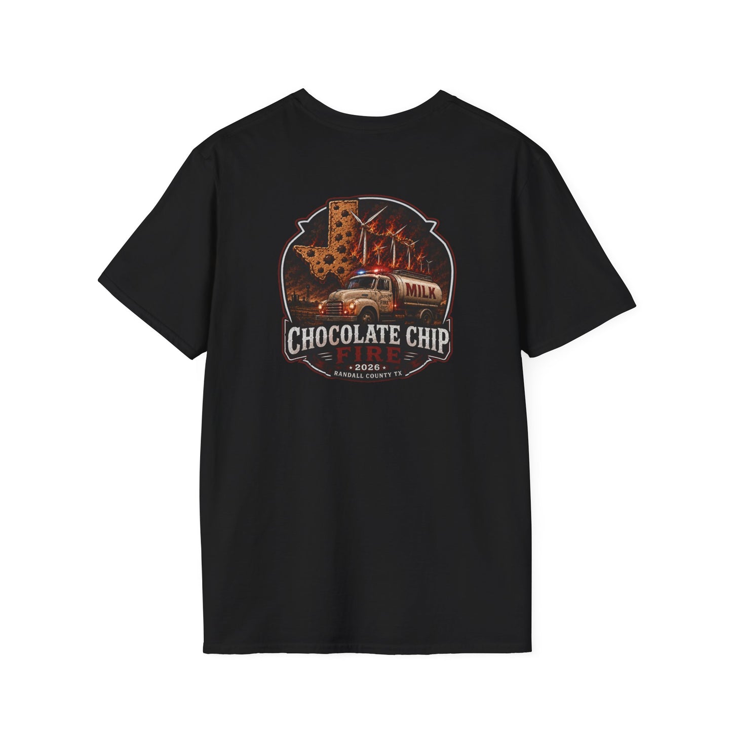 **Chocolate chip fire tee