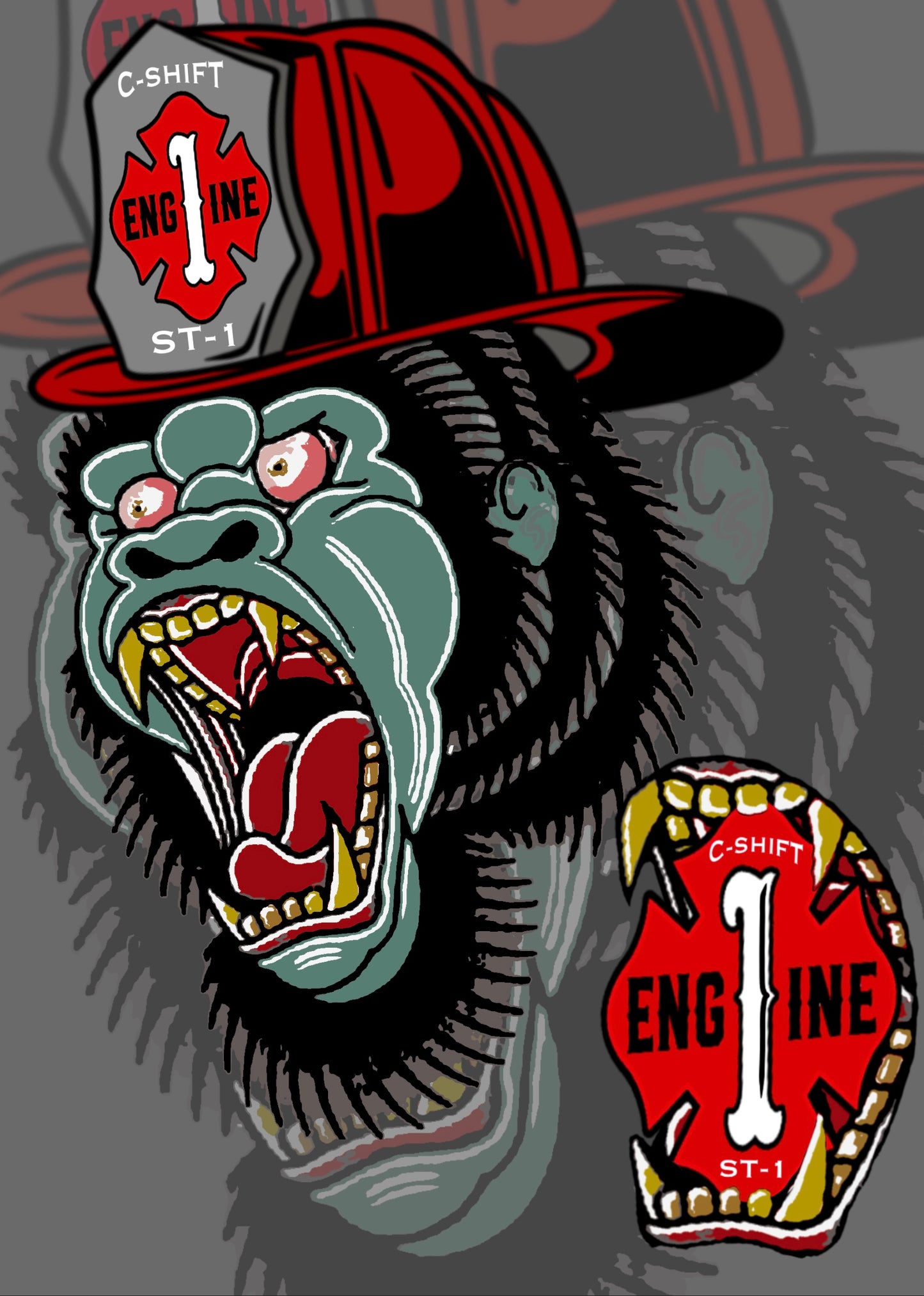 Custom logo.
